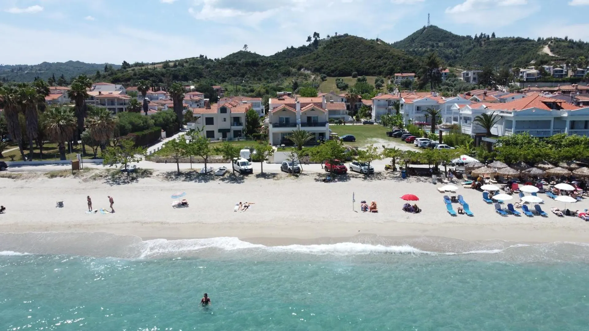 Villa The View - Beachfront, 5 Bedrooms, Bbq, View Pefkochori 0*,